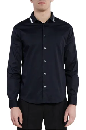 Armani Exchange Heren, Overhemden, Blauw, Maat: S Katoen