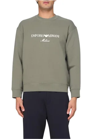 Emporio Armani Heren, Sweatshirts & Hoodies, Groen, Maat: S