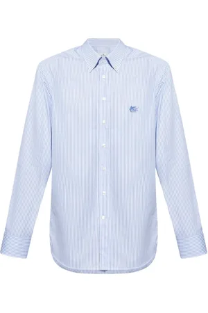 Etro Heren, Overhemden, Blauw, Maat: 3XL Zijde