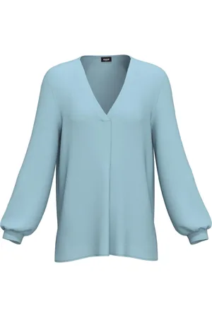 MARELLA Dames, Blouses & Shirts, Blauw, Maat: L