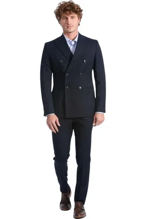 BALDININI Heren, Pakken, Blauw, Maat: M Wol