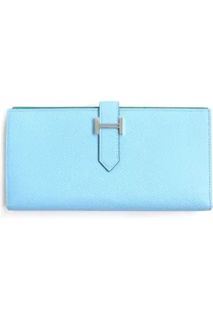 Hermès Dames, Pre-owned, Blauw, Maat: ONE Size Leer