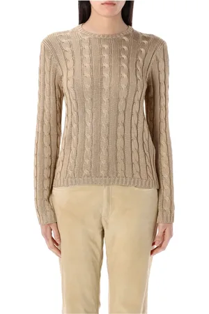 Ralph Lauren Dames, Truien, Bruin, Maat: M Zijde