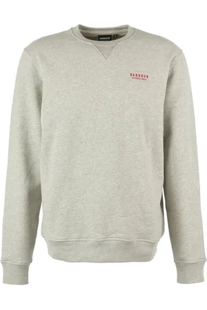 Barbour Heren, Sweatshirts & Hoodies, Grijs, Maat: XL Katoen