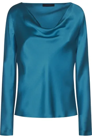 Alberta Ferretti Dames, Blouses & Shirts, Blauw, Maat: M