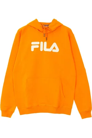 Fila Heren, Sweatshirts & Hoodies, Oranje, Maat: XS Lame