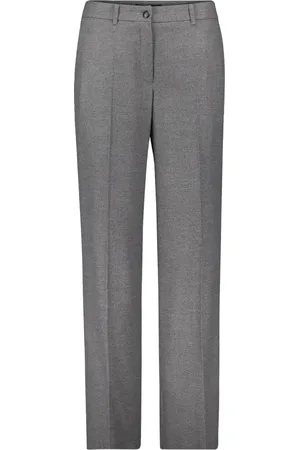 Betty Barclay Dames, Broeken, Grijs, Maat: 4XL