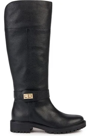 Geox Dames, Schoenen, Zwart, Maat: 37 EU Leer