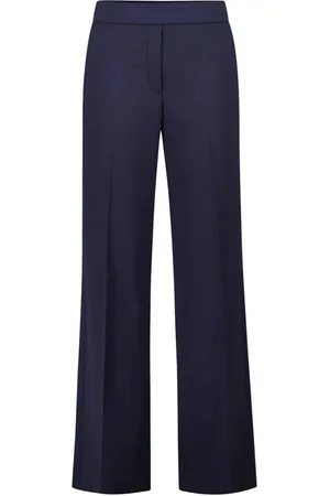 Atelier Gardeur Dames, Broeken, Blauw, Maat: M Poliester