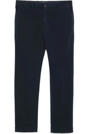 Incotex Heren, Broeken, Blauw, Maat: 3XL Zijde