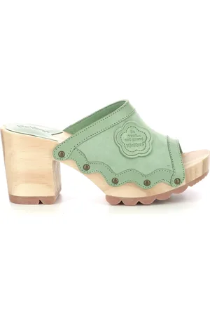 Kickers Dames, Schoenen, Groen, Maat: 39 EU Leer