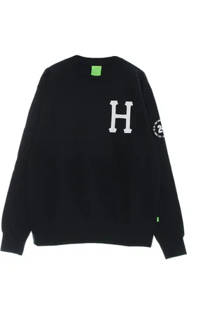 Huf Heren, Sweatshirts & Hoodies, Blauw, Maat: M Katoen