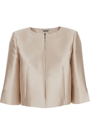Alberta Ferretti Dames, Jassen, Wit, Maat: L