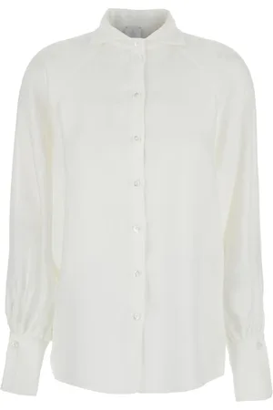ELEVENTY Dames, Blouses & Shirts, Wit, Maat: XS Viscose