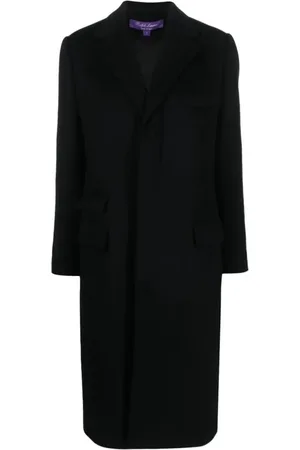 Ralph Lauren Dames, Mantels, Zwart, Maat: XS Wol