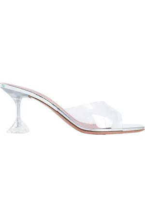Amina Muaddi Dames, Schoenen, Wit, Maat: 36 EU