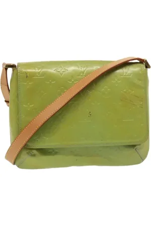 LOUIS VUITTON Dames, Pre-owned, Groen, Maat: ONE Size Leer