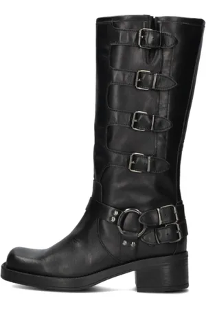 NOTRE-V Dames, Schoenen, Zwart, Maat: 37 EU Denim