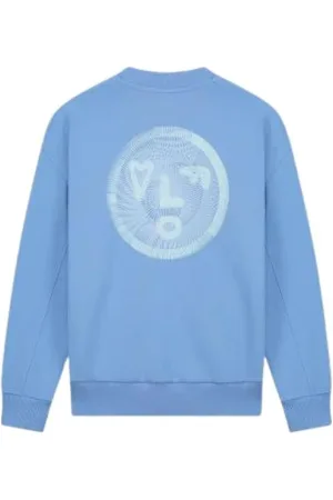 OLAF HUSSEIN Heren, Sweatshirts & Hoodies, Blauw, Maat: S