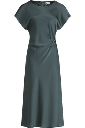 Vera Mont Dames, Jurken, Grijs, Maat: 2XL Satijn
