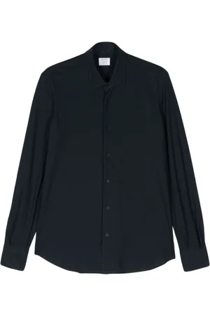 MAZZARELLI Heren, Overhemden, Blauw, Maat: 2XL Katoen