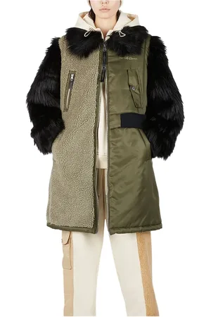 UGG Dames, Mantels, Groen, Maat: L Poliester