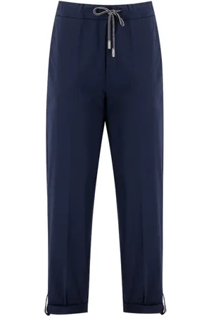 PANICALE Dames, Broeken, Blauw, Maat: XS Katoen