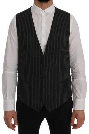 Dolce & Gabbana Heren, Pakken, Grijs, Maat: XL Wol