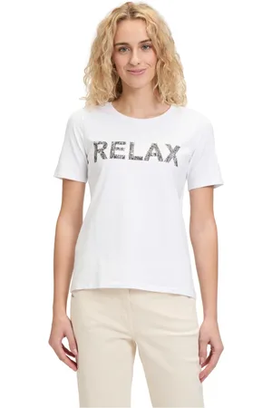Betty Barclay Dames, Tops, Wit, Maat: M Leer