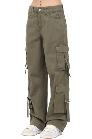 ONLY Dames, Broeken, Groen, Maat: S Denim