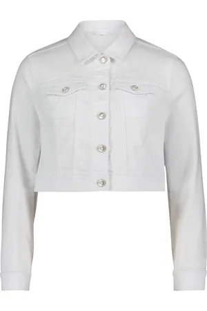 Vera Mont Dames, Jassen, Wit, Maat: 3XL Denim