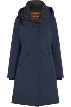Creenstone Dames, Mantels, Blauw, Maat: XS Poliester