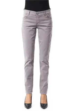 Byblos Dames, Jeans, Grijs, Maat: W31 Katoen