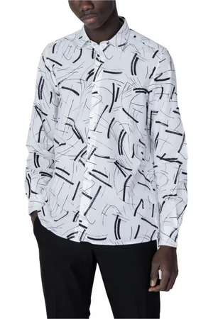 Antony Morato Heren, Overhemden, Wit, Maat: M Katoen