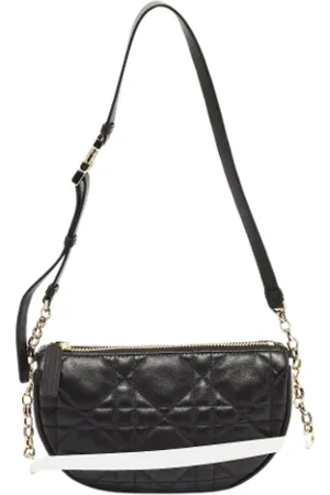 Dior Dames, Pre-owned, Zwart, Maat: ONE Size Leer