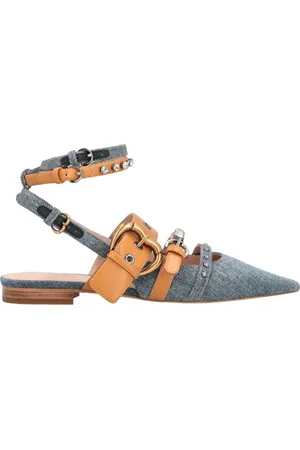 Pinko Dames, Schoenen, Blauw, Maat: 36 EU Denim