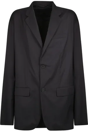 Balenciaga Heren, Jassen, Zwart, Maat: S Katoen