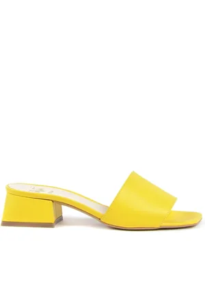 19V69 Italia Dames, Schoenen, Geel, Maat: 37 EU Leer