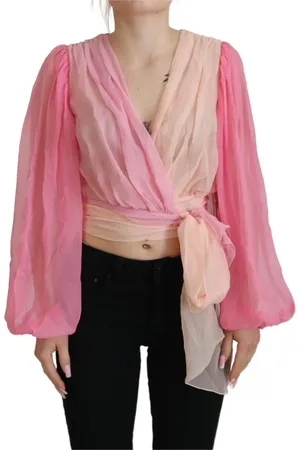 Dolce & Gabbana Dames, Blouses & Shirts, Roze, Maat: 2XS Zijde