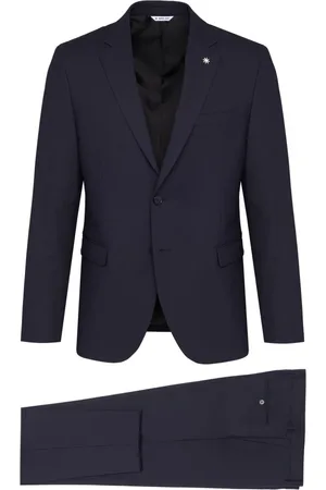 Manuel Ritz Heren, Pakken, Blauw, Maat: 3XL