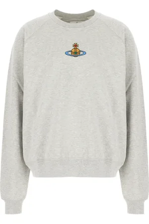 Vivienne Westwood Heren, Sweatshirts & Hoodies, Grijs, Maat: L Katoen
