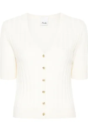 Allude Dames, Truien, Wit, Maat: L Wol