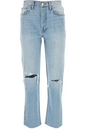 RE/DONE Dames, Jeans, Blauw, Maat: W26 Denim