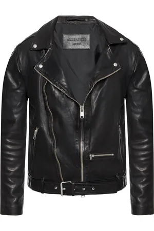 AllSaints Heren, Jassen, Zwart, Maat: XS Leer