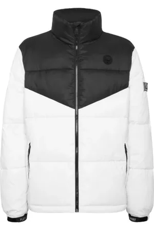 Philipp Plein Heren, Jassen, Zwart, Maat: 2XL Nylon