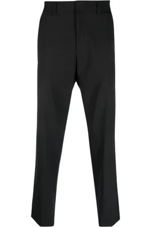 HUGO BOSS Heren, Broeken, Zwart, Maat: 2XL Wol