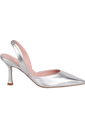 ANNA F. Dames, Schoenen, Grijs, Maat: 39 EU Leer