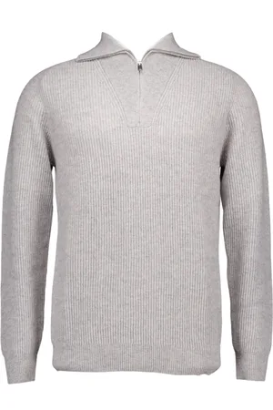 Profuomo Heren, Truien, Grijs, Maat: 2XL