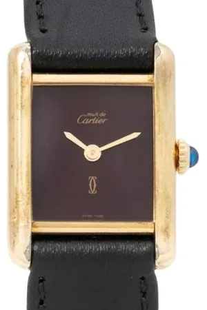 Cartier Dames, Pre-owned, Geel, Maat: ONE Size Leer