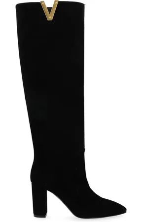 Via Roma Dames, Schoenen, Zwart, Maat: 38 1/2 EU Suède